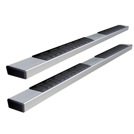 Go Rhino UNIVERSAL 6IN - 87IN LONG - STAINLESS SIDE BARS OE XTREME SIDESTEPS PO 660187PS